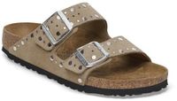 Birkenstock Arizona Rivet Suède N Sandalen Dames Taupe (1029390) Maat 38