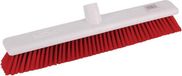 Jantex Zachte Hygiënische Bezem 45cm Rood DN833