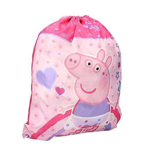 Peppa Pig VB28628 gymtas roze polyester
