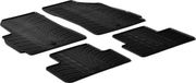 Gledring Tapis en caoutchouc pour Chevrolet Orlando 2010- (profil T 4 pièces + clips de montage)