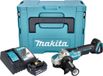 Makita DGA 520 RT1JX1 meuleuse d'angle sans fil 18 V 125 mm X-LOCK Brushless + 1x batterie 5.0 Ah + chargeur + Makpac