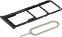 Mmobiel Samsung Galaxy A21s (A217) Dual Sim Tray Kaart Houder Nano Slot (Zwart)