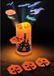 Fiestas Guirca LED kaars met projector - 16 cm - Halloween