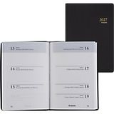 Brepols Armada Seta Zakagenda 2027 1 Week per 2 pagina's Duits, Engels, Frans, Nederlands Zwart