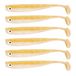 Zanderbait, Blondi 6 stuks rubberen kunstaas 12 cm