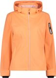 CMP Vrouwelijke waterdichte jas met capuchon, Oranje, Maat S
