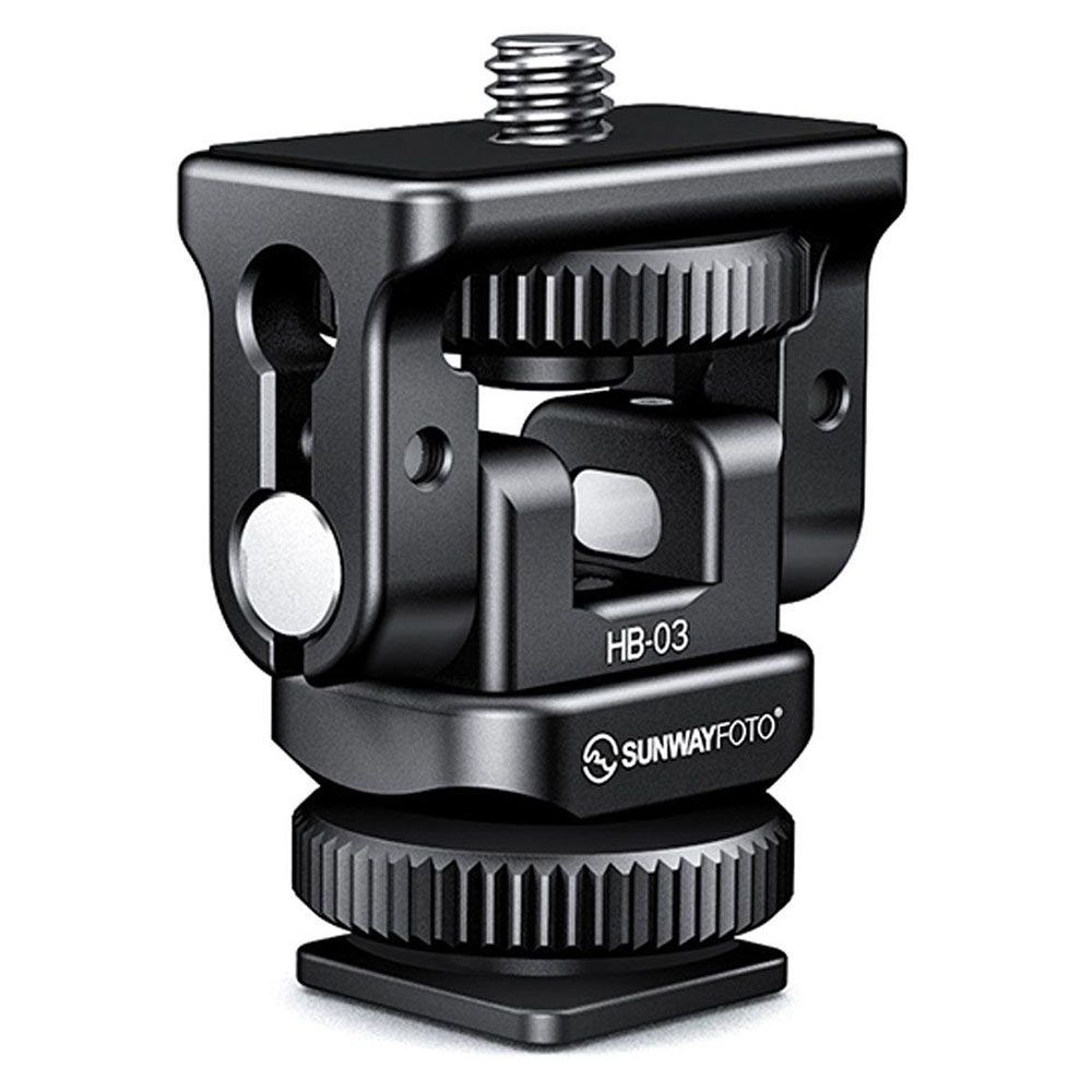 Sunwayfoto HB-03 Hot Shoe Tilt Head