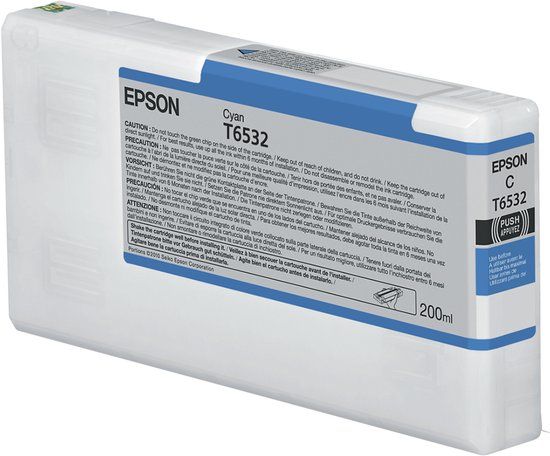 Epson T6532 Cyan Ink Cartridge (200ml)