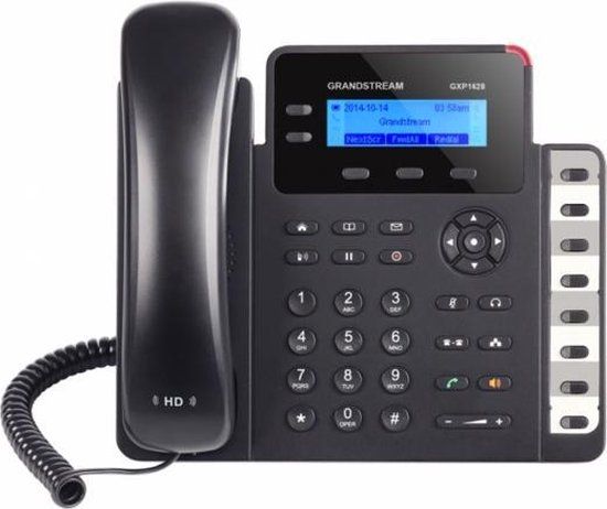 Grandstream Networks GXP1628 - Telefoon - Zwart