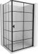 Mexen Mist-B cabine de douche pivotante droite 100 x 75 cm
