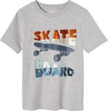 Vertbaudet Jongensshirt met pailletten gemêleerd grijs