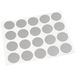 Adsamm® / 20 x afdekkapjes | Ø 0,51'' (Ø 1,3 cm) | zilver | rond | 0,45 mm) dunne, zelfklevende meubelpatches van Adsamm®