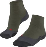 FALKE Heren Wandelsokken TK2 Explore Short M Sso wol functioneel materiaal anti-blaar dik 1 paar, Groen Olive 7830, 44-45