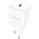Borofone Chargeur Réseau BN6 Field, 20W, 3A, 1 x USB-C, Blanc