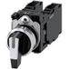 Siemens 3SU11502CM601NA0 3SU1150-2CM60-1NA0 Knevelschakelaar Schakelposities 3 1 stuk(s) Piece
