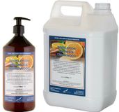 Claudius Cosmetics B.V. Bodylotion Sweet Orange & Cedarwood 1 liter met gratis pomp - hervulbaar + Jerrycan 5 liter navulling