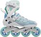 Roces R-Evo 84 Skeelers - 84mm - Softboot - Wit/Azuurblauw - Maat 42