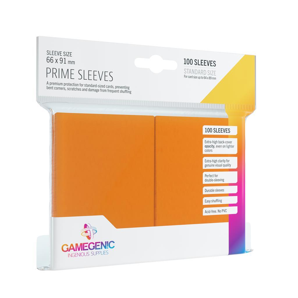 GameGenic Prime Sleeves 66x91mm Oranje (100 stuks)