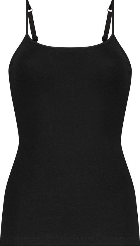 Ten Cate Basics spaghetti top zwart voor Dames | Maat XL