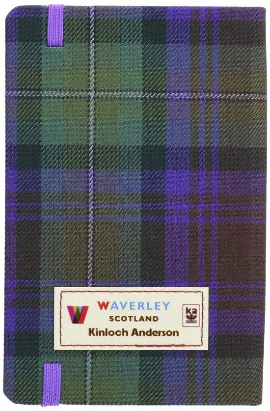 Waverley (M): Isle of Skye Tartan Cloth Commonplace Notebook
