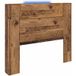 Tête de lit en bois ancien 120 x 15 x 103,5 cm bois d'ingénierie