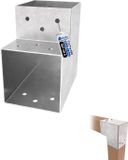Gezu Impex Paalverbinder L 71 x 71 mm | Set van 8
