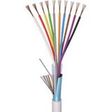 ELAN 20101 Câble d'alarme LiYY 10 x 0.22 mm² Blanc par mètre