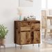 vidaXL Dressoir, gerecycled hout, 60 x 35 x 70 cm, samengesteld uit hout en metaal