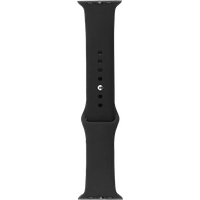 BlueBuilt Apple Watch Band 42/44/45mm - Silicone - Black