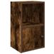vidaXL Boekenkast 31x24x52 cm bewerkt hout gerookt eikenkleurig