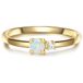 Glanzstücke München Ring Zilver Zirkonia Geelgoud 16.00 mm / maat 50