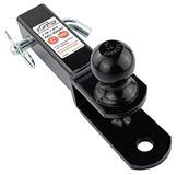 TOPTOW ATV/UTV Trekhaaktrekkogelsteunen, bal van 5,08 cm, Clevis-pin, past op 2 ontvanger van 5,08 cm