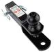 TOPTOW ATV/UTV Trekhaaktrekkogelsteunen, bal van 5,08 cm, Clevis-pin, past op 2 ontvanger van 5,08 cm