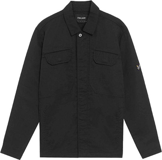 Lyle & Scott Multi Pocket Overshirt Zwart