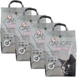 Agros Trading Agros CANCAT excellent klontvormende kattenbakvulling met de geur van babypoeder 4x8 kg