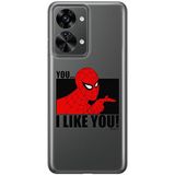 ERT GROUP Mobiele telefoonhoes voor OnePlus NORD 2T 5G Original en officieel gelicentieerd Marvel Spider Man 034 patroon passend bij de vorm van de mobiele telefoon, gedeeltelijk bedrukt