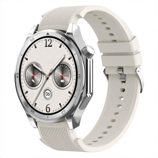 imoshion Siliconen bandje - Geschikt voor OnePlus Watch 3 / 2 / 2R / Oppo Watch X2 / X - Starlight