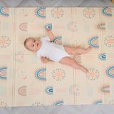 SUPERBE BEBE Tapis D'éveil Bébé Pliable Epais Réversible 120x180x1cm