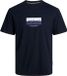 Jack & Jones Dalston Branding Tee s Crew Navy Blazer