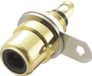 TRU COMPONENTS 719208 Connecteur Cinch, montage vertical Nombre de pôles : 2 Noir 1 pièce(s)