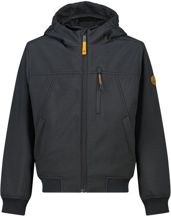 America Today Jason JR Jongens Jas Zwart Polyester Softshell Maat 122/128