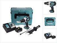 Makita DHP 458 RF1J accu-klopboormachine 18 V 91 Nm + 1x accu 3,0 Ah + oplader + Makpac