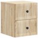vidaXL Muurbevestigde Nachttafel Sonoma Eiken 33 x 34,5 x 40 cm