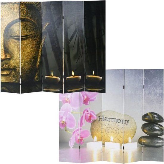 Générique Buddha heaven Scheidingswand 180x200 cm Hout Vele kleuren