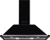 Smeg KT100BLE - Afzuigkap - Muurmontage - Zwart - 787 m³/uur - A