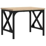 vidaXL Printerstandaard 40x30x31 cm bewerkt hout sonoma eikenkleurig