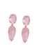Gaya Leo E-Commerce Ltd. Gaya Earrings Rose Gold Pink Crystal 3.80 cm