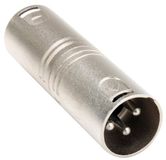 Pronomic AD-XMXM Adapter XLR male/XLR male, 3-polige XLR stekker male/male