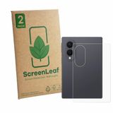 ScreenLeaf 2 Stuks Screenprotector voor Samsung Galaxy Z Fold 8 (Achterkant) - Hoogwaardige Beschermfolie transparant