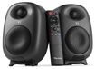 Enceintes bibliothèque HiFi stéréo - Bluetooth 5.0 - 120 W - Gris